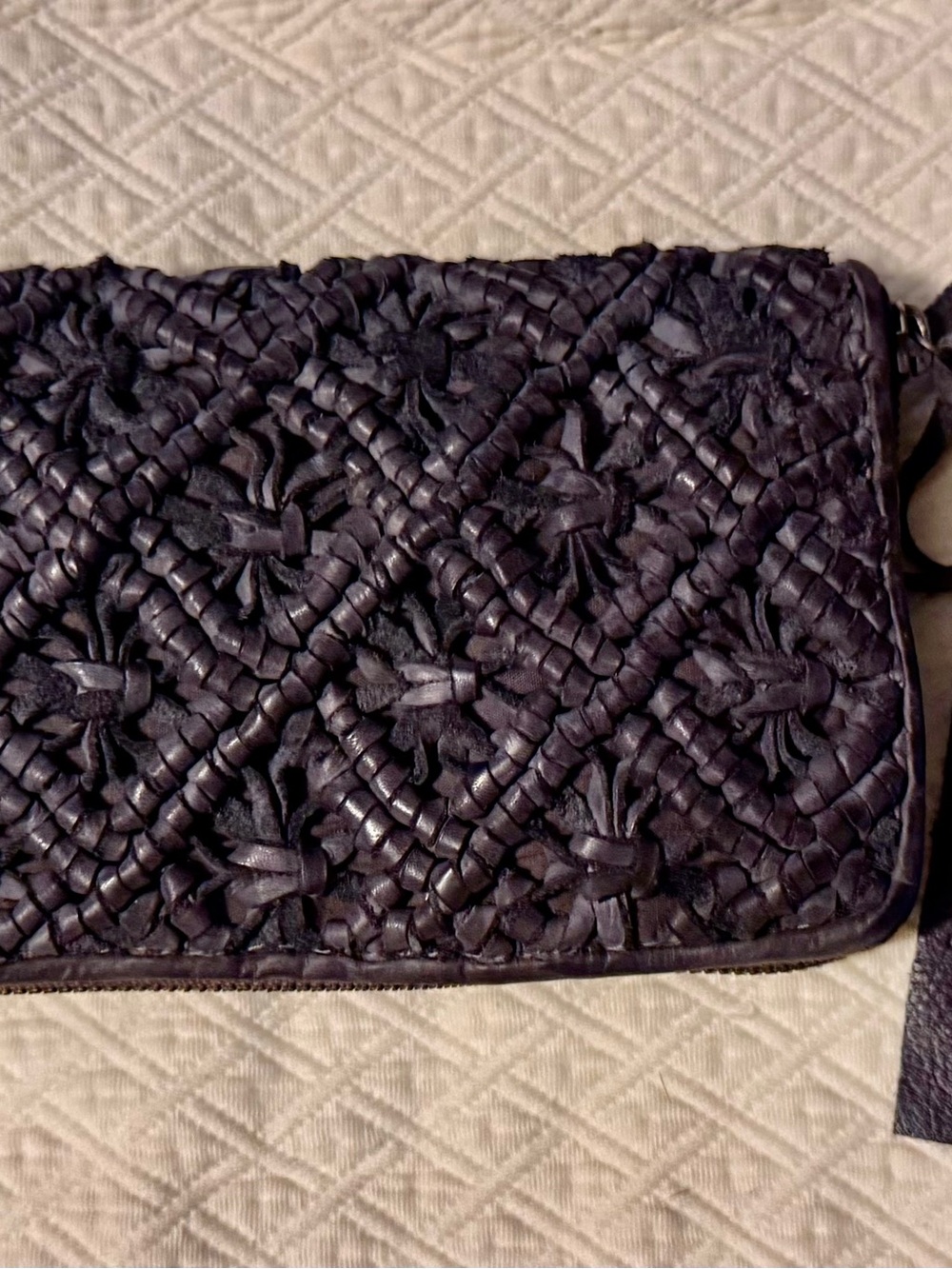 Latico Randall Woven Leather Wallet
